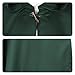 Renaissance Green Cloak with Hood - Medieval Long Cape for Men Women, Viking Costume Cloak (Green, 59inch/150cm)