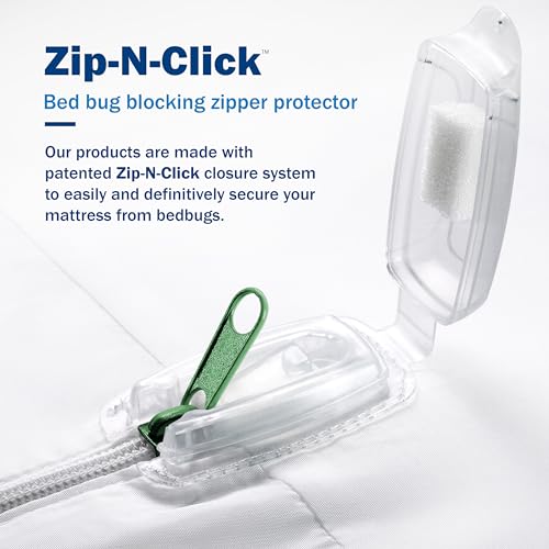 CleanRest PRO Pillow Encasement - Ultimate Defense Against Allergens, Dust Mites, and More - Water Resistant, MicronOne Allergen Barrier, Zip-N-Click Technology, Bed Bug Protection (Standard)