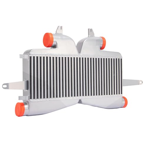 Large Vertical Flow Turbo Intercooler for Nissan 370Z Aluminum Intercooler 23" x 9" x 3", Silver - Image 3