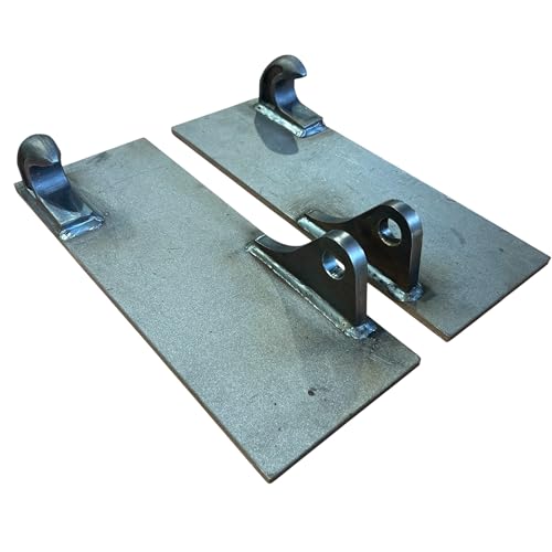 Koppelhaken roh gerade Platte Koppelplatten Euroaufnahme Frontlader