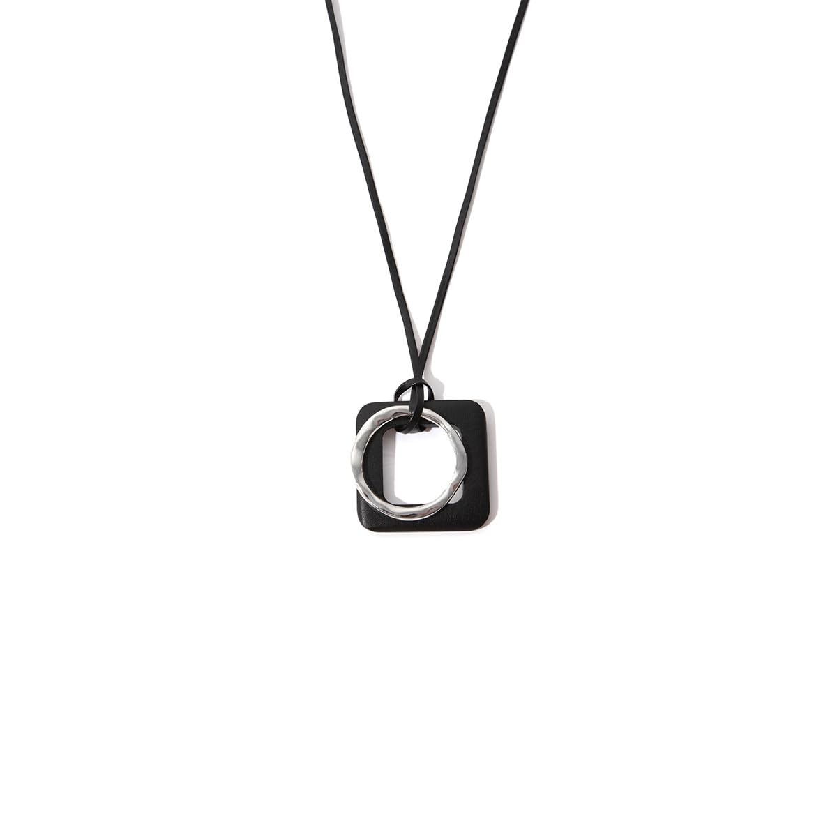 carl vinson® Round & Square Pendant Necklace | Lightweight and Simple Fashion Jewelry acessories