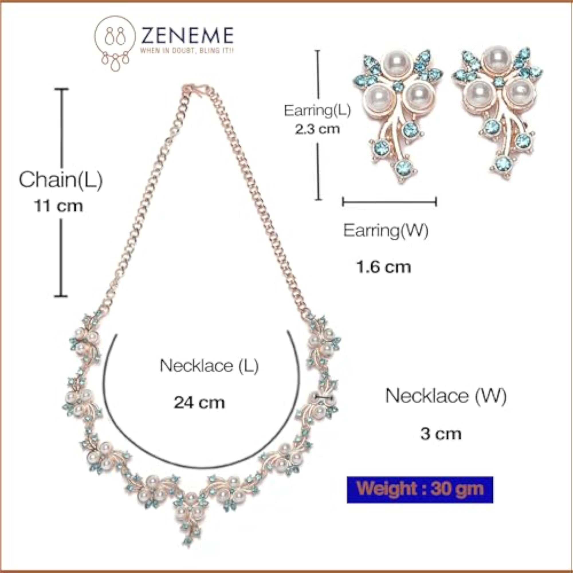 Vintage Style Silver-Plated Necklace & Earrings Set