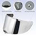 VCOROS Helmet Visor Shield For FF811 VECTOR II For Citation II Full Face Motorcycle Helmet Accessories Replacement(Chrome Silver)