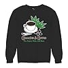 Tee Hunt Cannabis Coffee Sweatshirt Weed Brew 420 Morning Ritual Joint Java Wake Bake