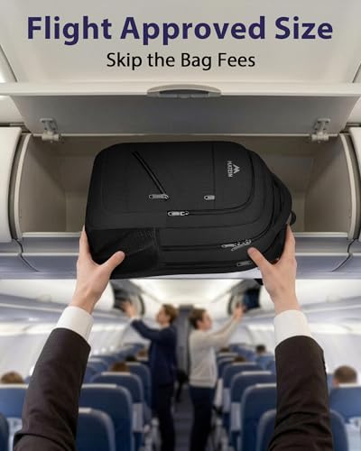 Image of MATEIN 17 Inch Work Laptop Backpack, Large College Computer Bookbag with TSA Laptop Compartment, Water Resistant Business Travel Backpack with Anti Theft Pocket, Graduation Gifts for Men Women