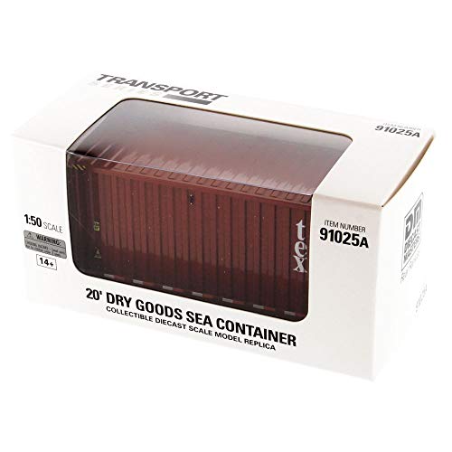 Contenedor Seco 20' TEX Escala 1/50 Modelo Diecast Masters miniatura 2