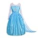 Produktbild Lito Angels Mädchen Eiskönigin Prinzessin ELSA Kleid Kostüm Weihnachten Halloween Party Verkleidung Karneval Cosplay 2-3 Jahre Stil D