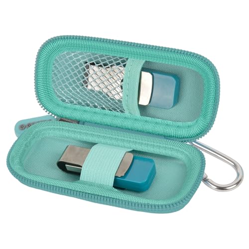 Image of USB Flash Drive Case, SD Card /Thumb Drive /Memory Cards Holder, Bag Only | SDXC /SDHC Storage, Electronic Accessories Organizer for SanDisk / for Samsung, for Students /IT /Office /School /Travel, Mint