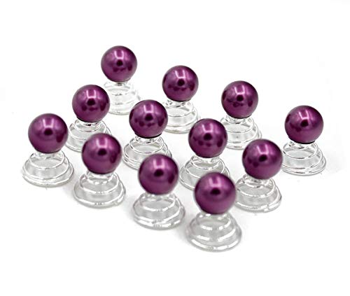 24PCS Imitation Pearl Spiral Hair Pins Metal Spiral Twist Hairpins Bobby Pins Barrette Hair Clips Hair Bun Hair Accessories for Women Lady (Purple)