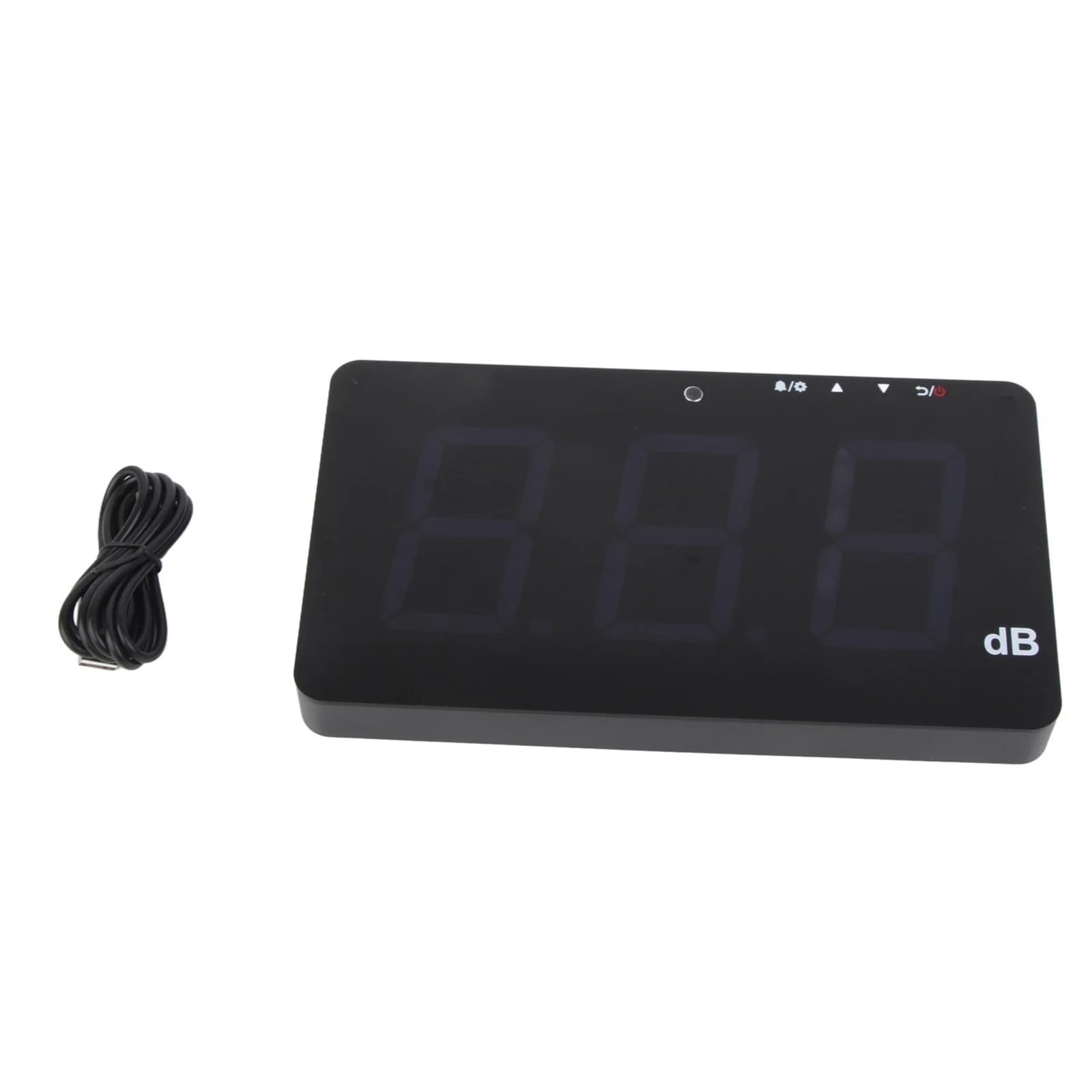 Edede One Color Decibel Meter, Usb Sound Level Meter Lcd Display Sound Level Meter Wall Mounted Lcd Display Digital Sound Level Meter Usb 30‑130Db