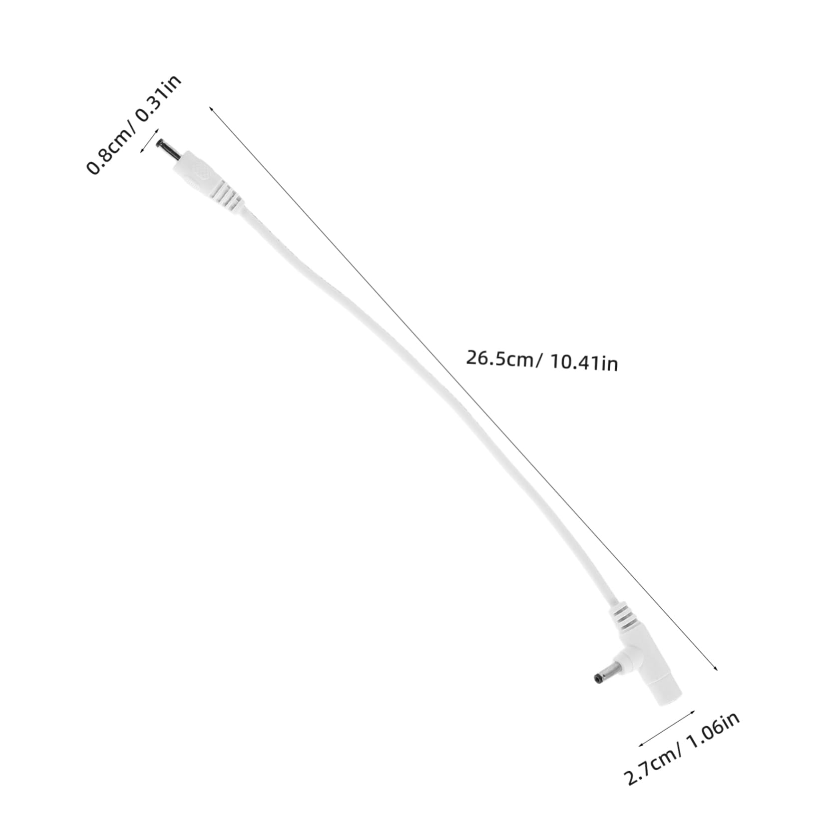Kisangel Model Car Diorama Garage Cord 17cm Double-Ended Series Power Cable for Display Lighting