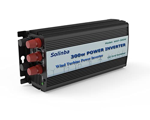 Solinba 300w on Grid tie Inverter for Wind Turbine 110v dc to ac Pure sine Wave (WGT3-12V-US)