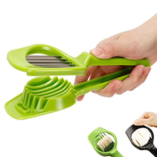 Egg Cutter, Hard Boiled Eggs Slicers Handheld Fruit Divider Vegetable Slicing Tool For Mushroom Strawberry Cherry Tomato Kiwi Kitchen Gadgets #TOP6