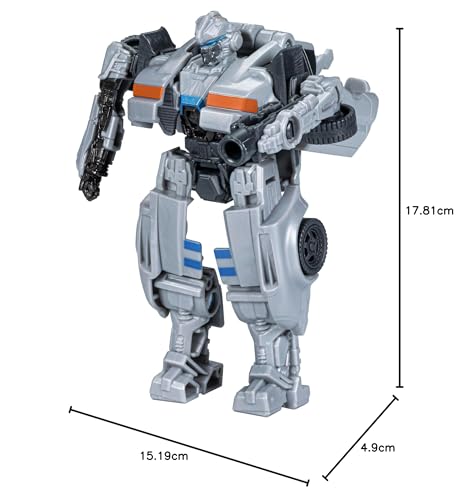 Transformers Toys Rise of The Beasts Movie Beast Alliance Battle Changers Autobot Mirage Action Figure, Ages 6 and Up, 4.5 inch