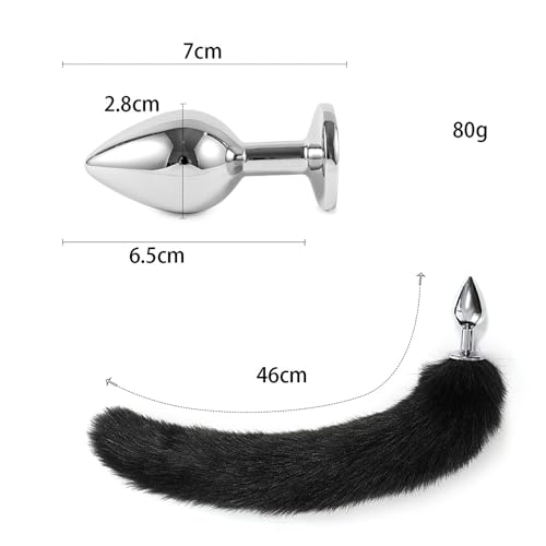 Bâillon et oreilles de renard noirs pour surmonter la routine du jeu d'imitation - 4