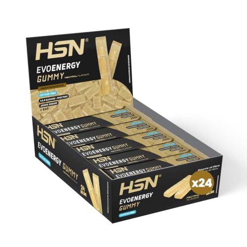 HSN Evoenergy Gummy Bar Sin Cafeína | Neutro 24x30g | Barritas energéticas