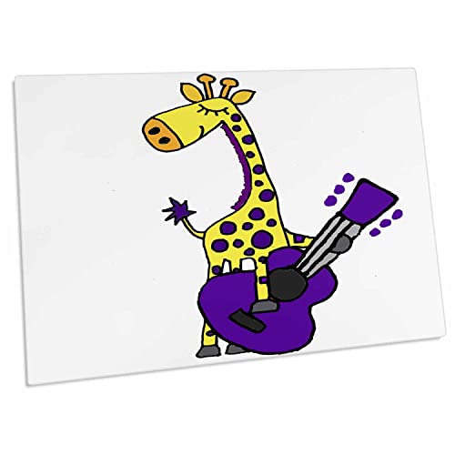 Tapete de escritorio con diseño de jirafa tocando guitarra miniatura 1