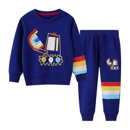 Image of Boys 2 Piece Clothing Set Long Sleeve Sweatshirt and Pants Casual Fall Winter Outfits