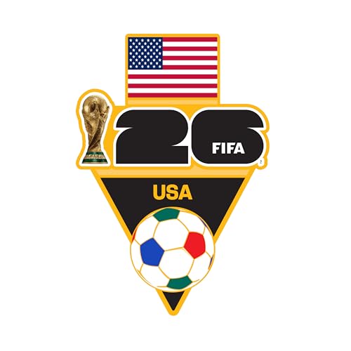 HONAV 2026 FIFA World Cup USA Soccer Ball Lapel Pin - Premium Zinc Alloy Officially Licensed Collectible Souvenir - Gift & Event Keepsake For Hats Bags & Collections