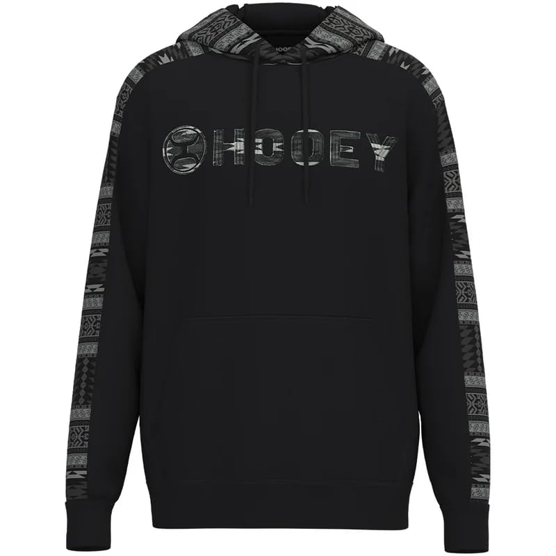 Black & Grey Aztec Youth Hoody by Hooey