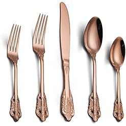 Transform Your Dining Experience: Buy the Luxurious 60-Piece Copper ESSONIO Cutlery Set for 12 – ESSONIO
