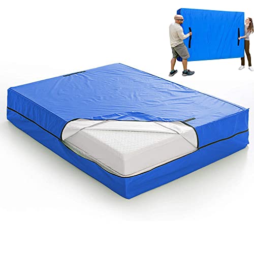 Bestage Mattress Bags Covers for Moving and Storage(Cali King Size),Mattress Cover Bags for Moving- Heavy Duty,Mattress Protector for Moving,Mattress Bags for Storage,Moving Bags,Moving Supplies by Bestage - Used condition - US$26.60