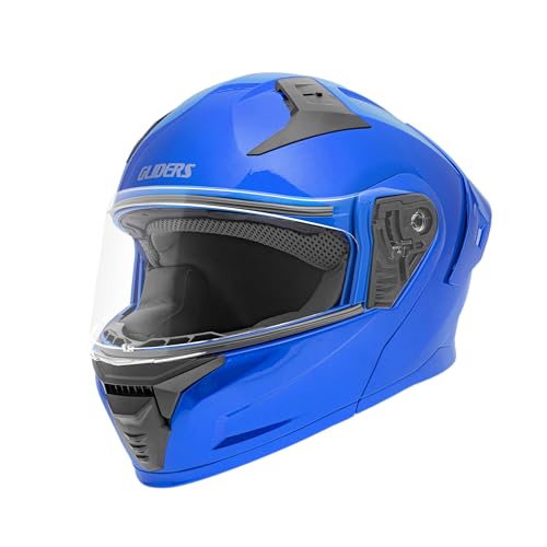Image of Gliders Vortex DX Flip-Up Full Face Helmet with Spoiler with Clear Visor