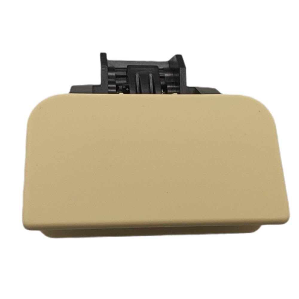 Riloer 1x Maniglia del fermo del vano portaoggetti compatibile con Volkswagen Polo 2005 2006 2007 2008 2009, 6Q0857131D, Beige