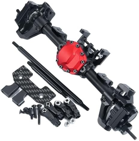 DUHWQ Stainless Steel Front and Rear Portal Axle Upgrade Parts Compatible with 9