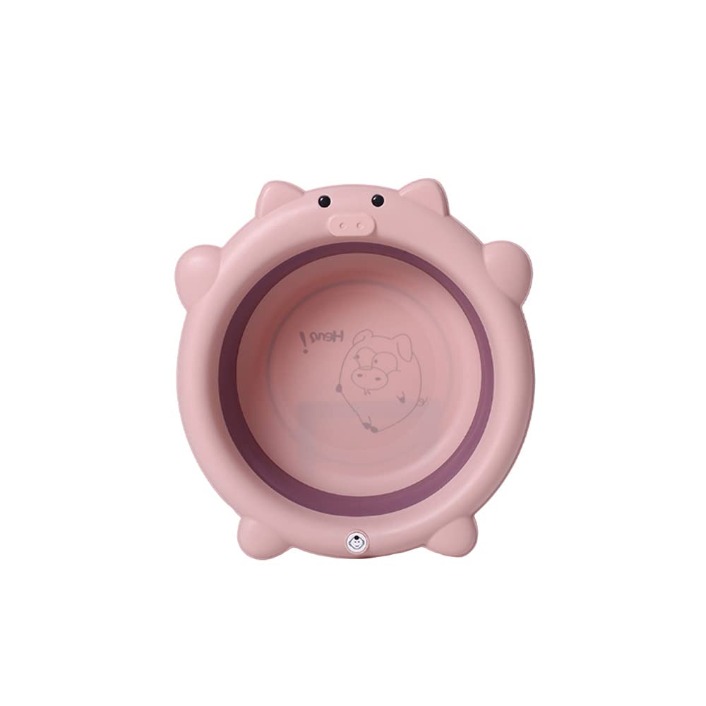 Foldable Baby Bath Tub Travel Portable Baby Basin Eco-Friendly Safe Children Newborn Thicken Foldable Wash Face Foot Ass Basin