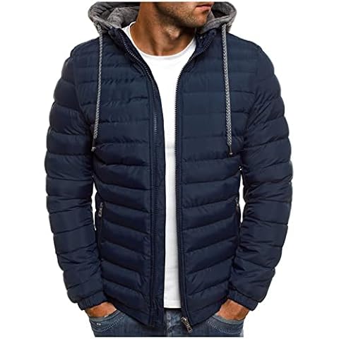 Men's Hooded Padded Winter Jacket Cover