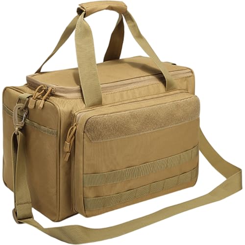 Sac de tir pour pistolet imperméable à multi-poches et sangle