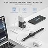 Universal Travel Adapter, 30W GaN International Power Adapter with 2 USB C and 1 USB A, All in One Travel Plug Adapter, Worldwide Outlet Wall Charger Converter for EU US UK AU 200+ Countries. #4
