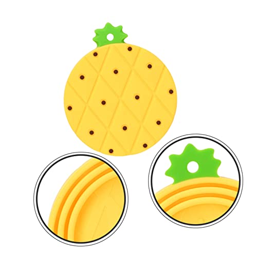 Cabilock 8 Pcs Topper Household Container Cover Canning Pet Canned Lid Shaped Pineapple For Protector Cat Dogs Replacement Can Convenient Silicone Covers Dog Lids Cats Jar Shape Spoons #TOP4