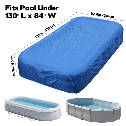 Cubierta Inflable Rectangular para Piscina 12'1" x 7' miniatura 2