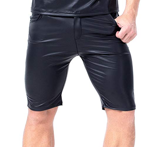 Leder-Dessous für Sex, elastische Kunstleder-Shorts, Motorrad-Reithose,...