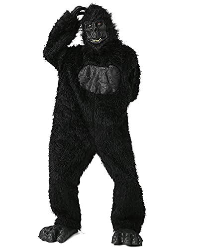 Costume de gorille combinaison confortable taille unique pour fête