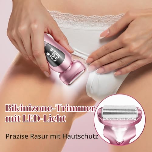 rategist Kabelloser Elektrorasierer für Frauen: IPX7 & LED-Display – Ansicht 4