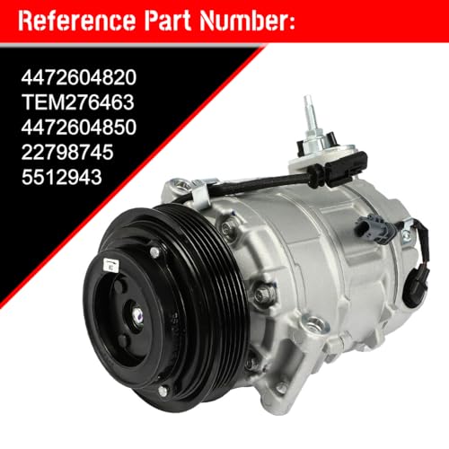 Image of CCIYU AC Compressor w /Clutch for GMC Terrain L4 2.4L 2012-2015