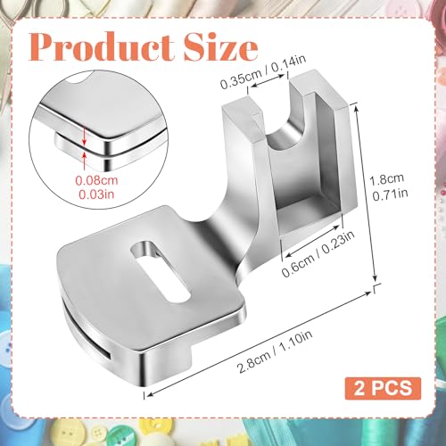 Pies Shirring para Máquina de Coser 2 Piezas miniatura 2
