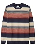 Jersey Jersey Springfield GG12 Multistripe TORZAL Pullover Jersey De Rayas, Naranja, L para Hombre