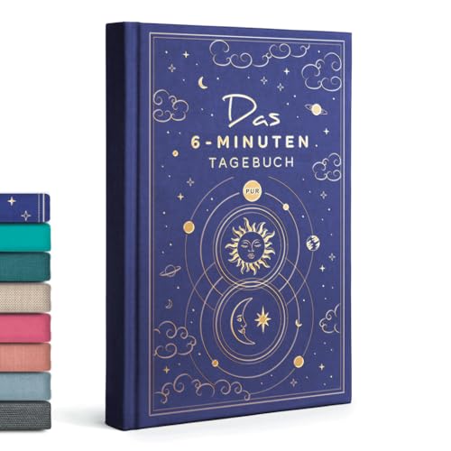 6-Minuten® Tagebuch für Erwachsene 2026 (Das Original) – Mehr Achtsamkeit, Resilienz & Selbstliebe – Dankbarkeitstagebuch, Journal Buch – Achtsamkeitstagebuch in 22 Sprachen übersetzt
