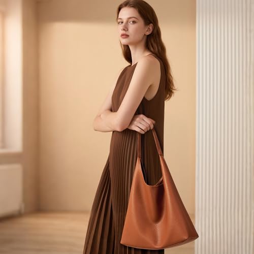 Bolso Tote Slouchy Hobo de Cuero Vegano para Mujer miniatura 3