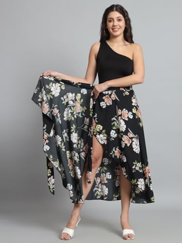 Image of Women's Long Wrap Around Maxi Skirt | Women Wear Long Skirt