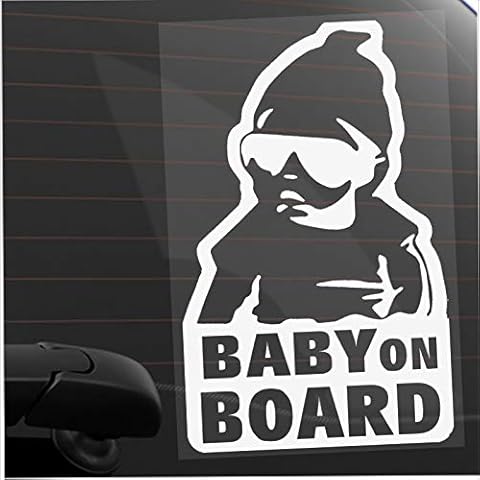 Platinum Place Baby On Board Car Sticker Cover