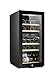 Produktbild Gerlach GL 8079 Weinkühler, 60L, 24 Flaschen, Weinkühlschrank mit doppelten Temperaturzonen, Getränkekühlschrank mit 5 Holzfächer, Kühler mit Schloss, Black
