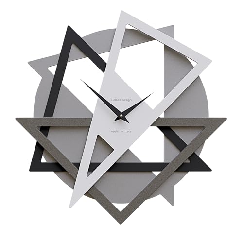 Calleadesign - Reloj De Pared Geolo, Medidas 42 Cm, Color Blanco Calleadesign - Reloj De Pared Geolo, Medidas 42 Cm, Color Blanco