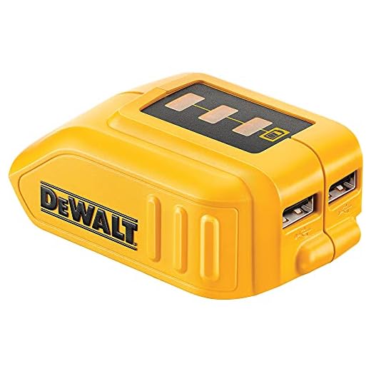 DEWALT 12V/20V MAX* USB Charger, Tool Only (DCB090)