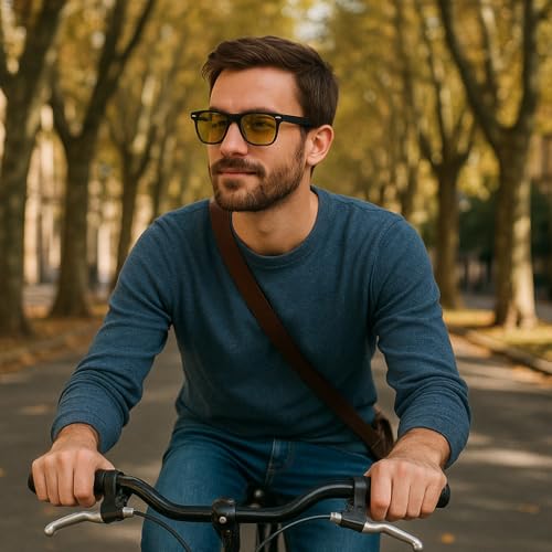 QIFP Sunglasses Polarized Sunglasses for Mens and Womens,Black Retro Sun Glasses Driving Fishing UV Protection.2