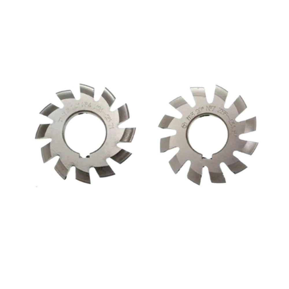 Modulus Degrees Disc Stirnradfräser M1-M10, PA20 Evolventen-HSS-Zahnradfräser for Holzschnitte, 1 Stück(M2*8)